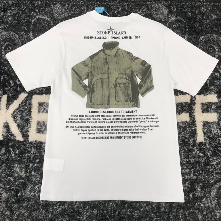 Stone Island Gesso Archive Graphic T-Shirt - 8