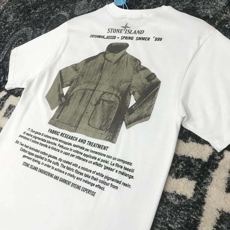 Stone Island Gesso Archive Graphic T-Shirt - 9
