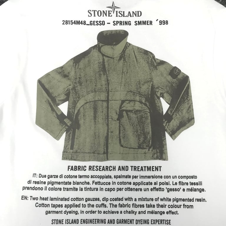Stone Island Gesso Archive Graphic T-Shirt - 10