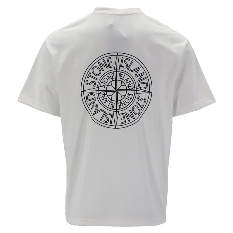 Stone Island Back Compass Logo T-Shirt - 16
