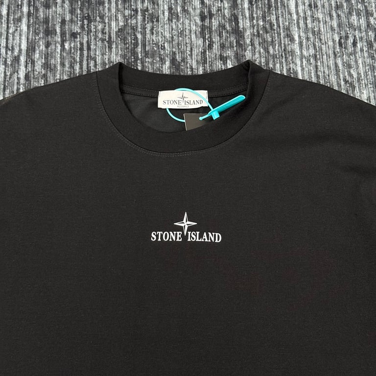 Stone Island Back Compass Logo T-Shirt - 4