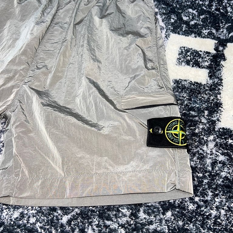 Stone Island Metallic Nylon Shorts 23SS - 8