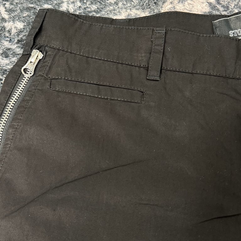Stone Island Shadow Project Cargo Shorts Black - 12