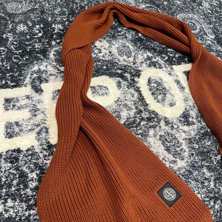 Stone Island Ribbed Knit Scarf - 11
