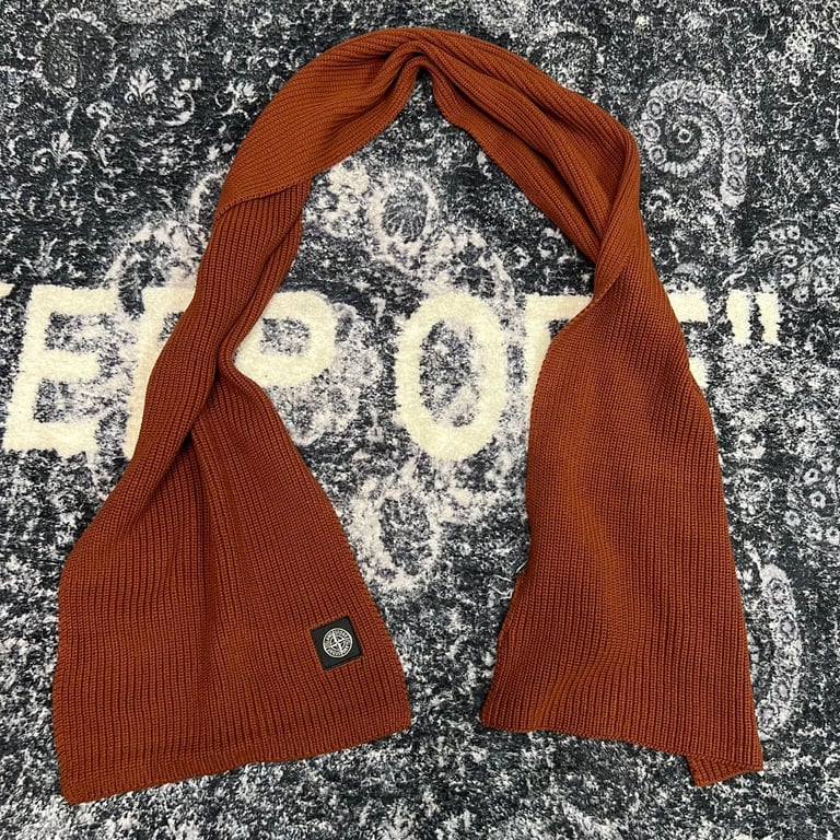 Stone Island Ribbed Knit Scarf - 14