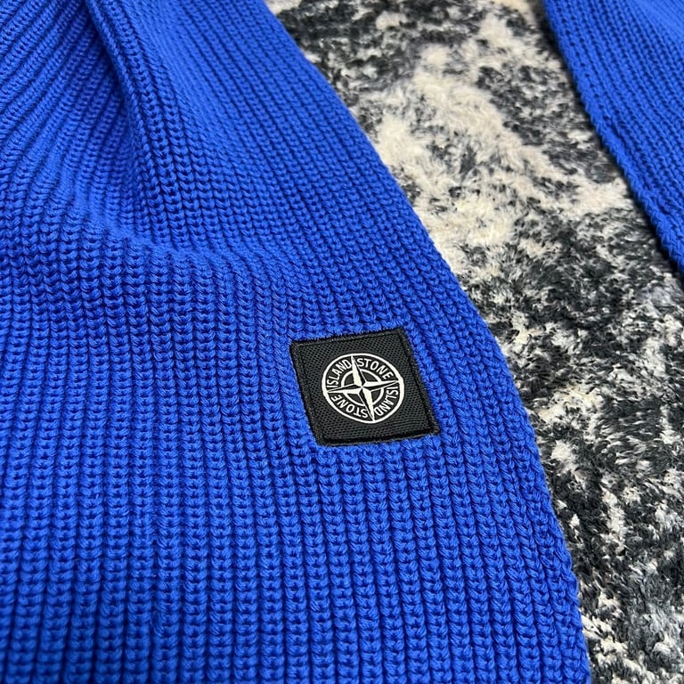 Stone Island Ribbed Knit Scarf - 19