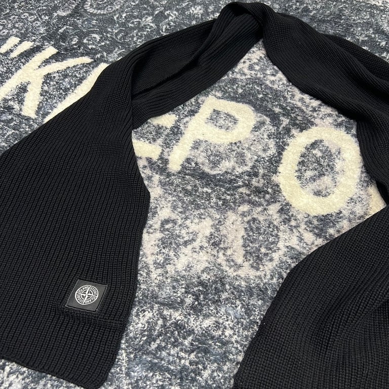 Stone Island Ribbed Knit Scarf - 3