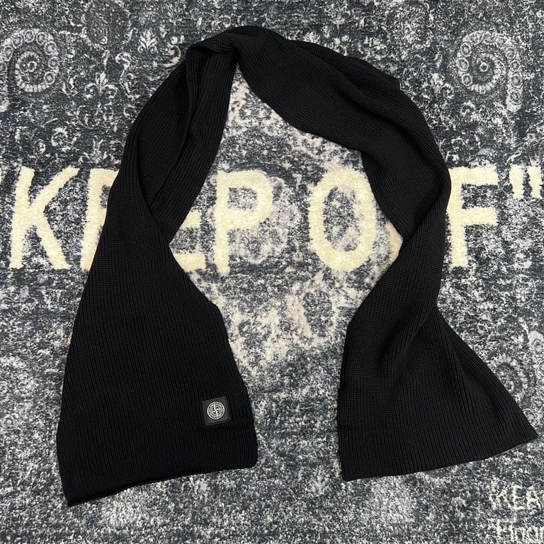 Stone Island Ribbed Knit Scarf - 5