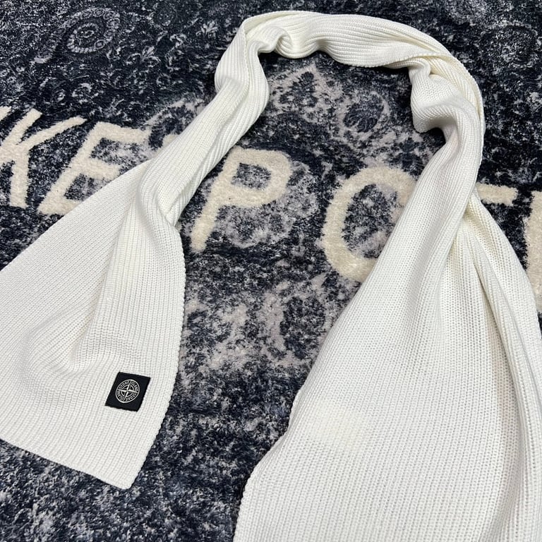 Stone Island Ribbed Knit Scarf - 6