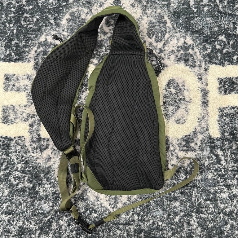 C.P. Company Nylon Bungee Sling Bag Grey - 11