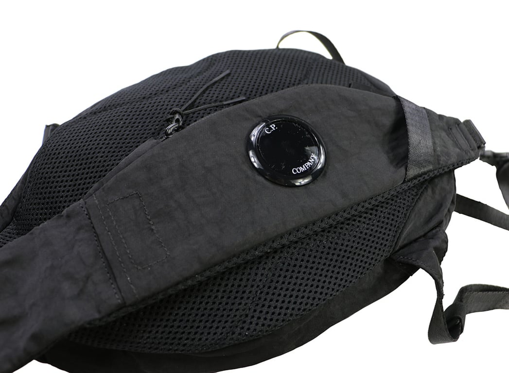 C.P. Company Nylon Bungee Sling Bag Grey - 25
