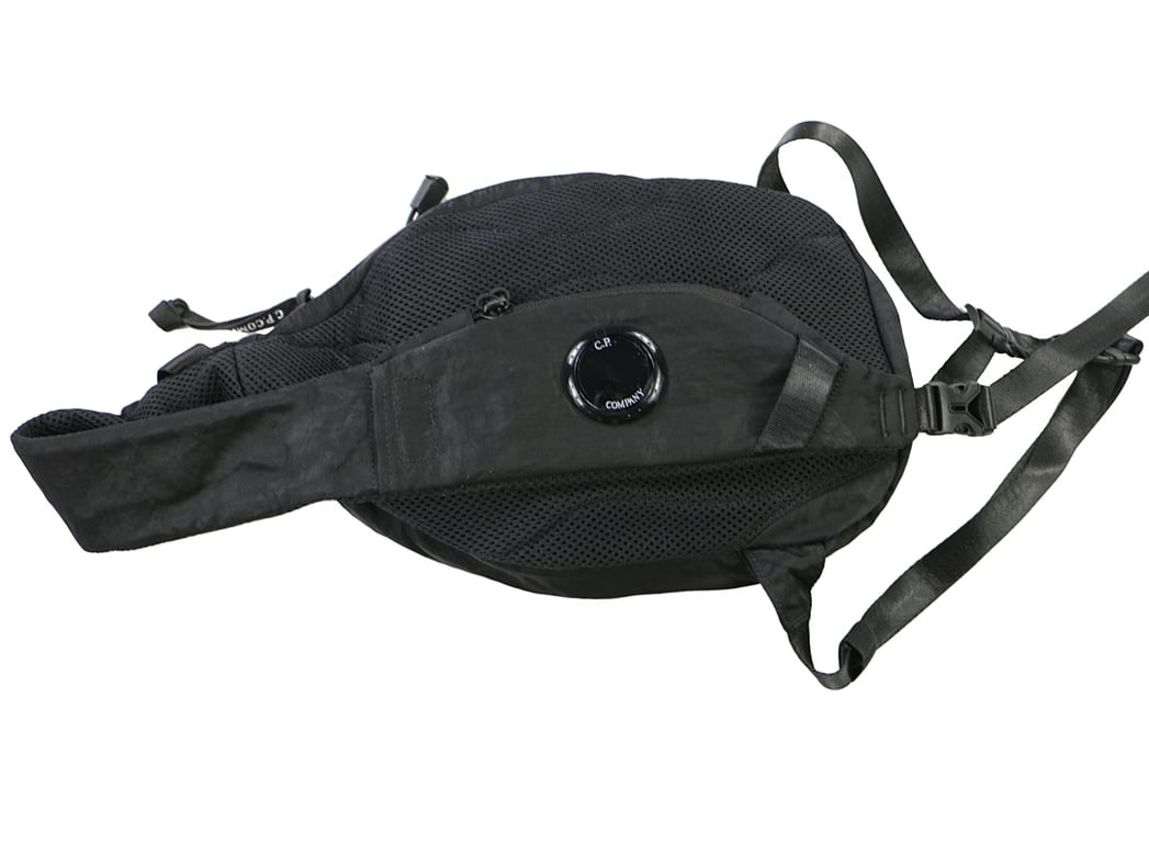 C.P. Company Nylon Bungee Sling Bag Grey - 26