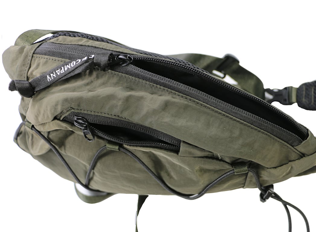 C.P. Company Nylon Bungee Sling Bag Grey - 29