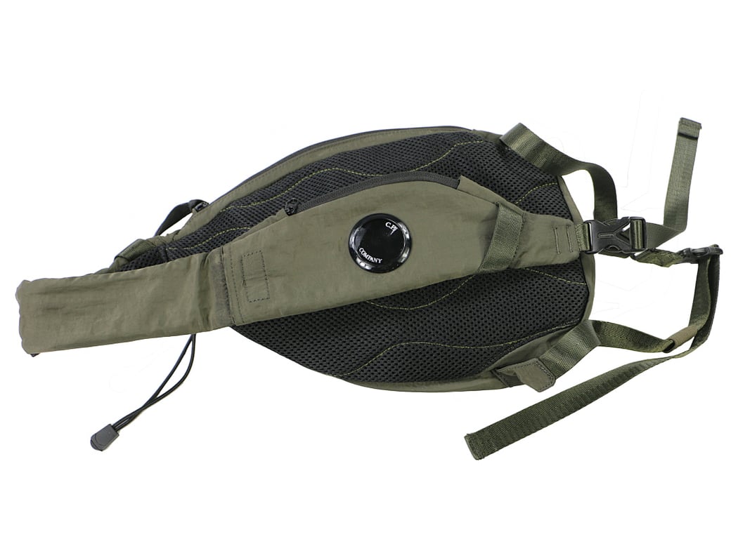 C.P. Company Nylon Bungee Sling Bag Grey - 33
