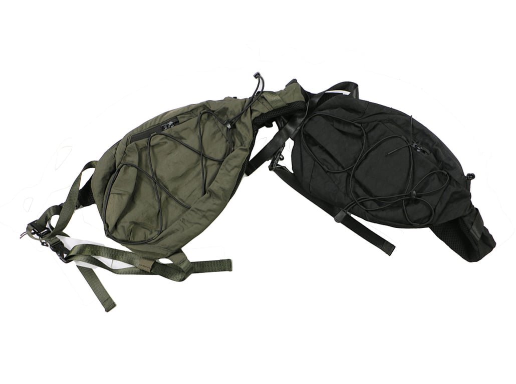 C.P. Company Nylon Bungee Sling Bag Grey - 35