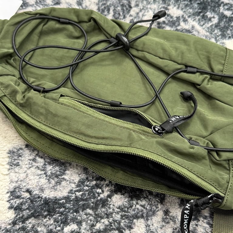 C.P. Company Nylon Bungee Sling Bag Grey - 45