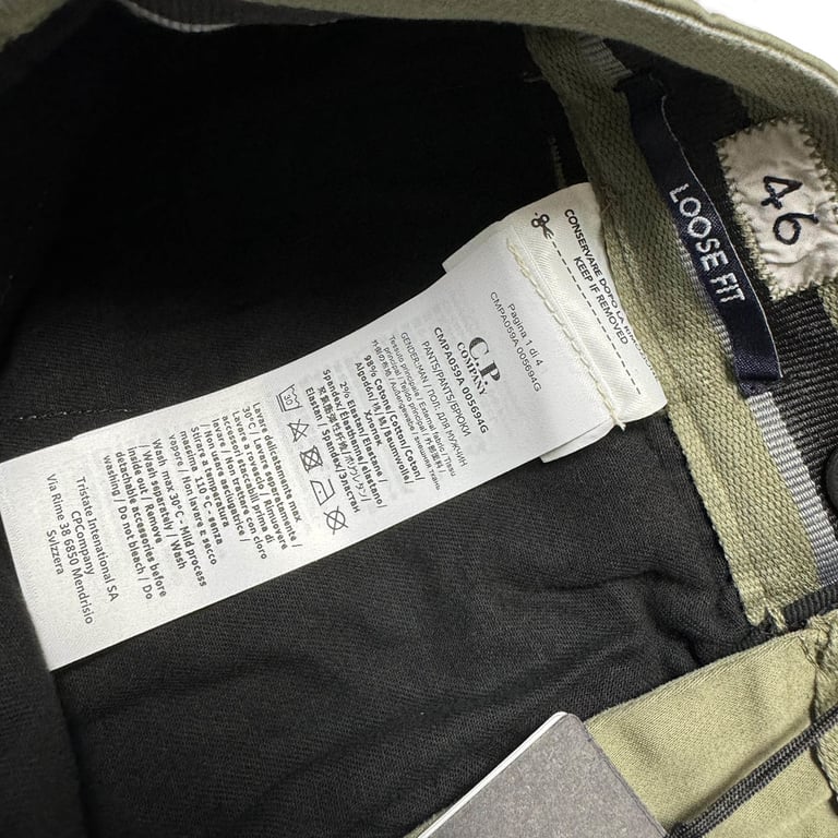 C.P. Company Loose Fit Cargo Pants - 3