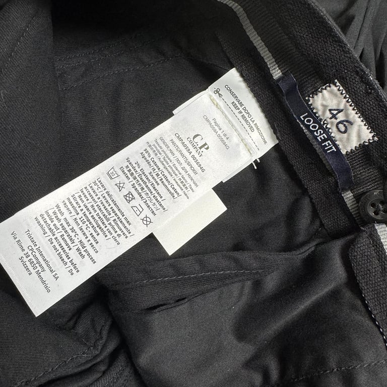 C.P. Company Loose Fit Cargo Pants - 28