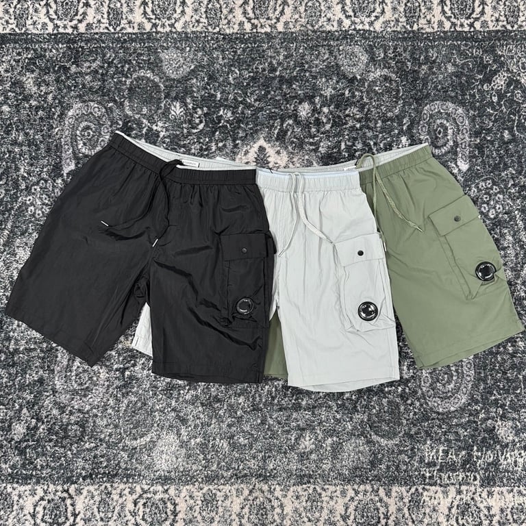 C.P. Company Nylon Lens Cargo Shorts - 21