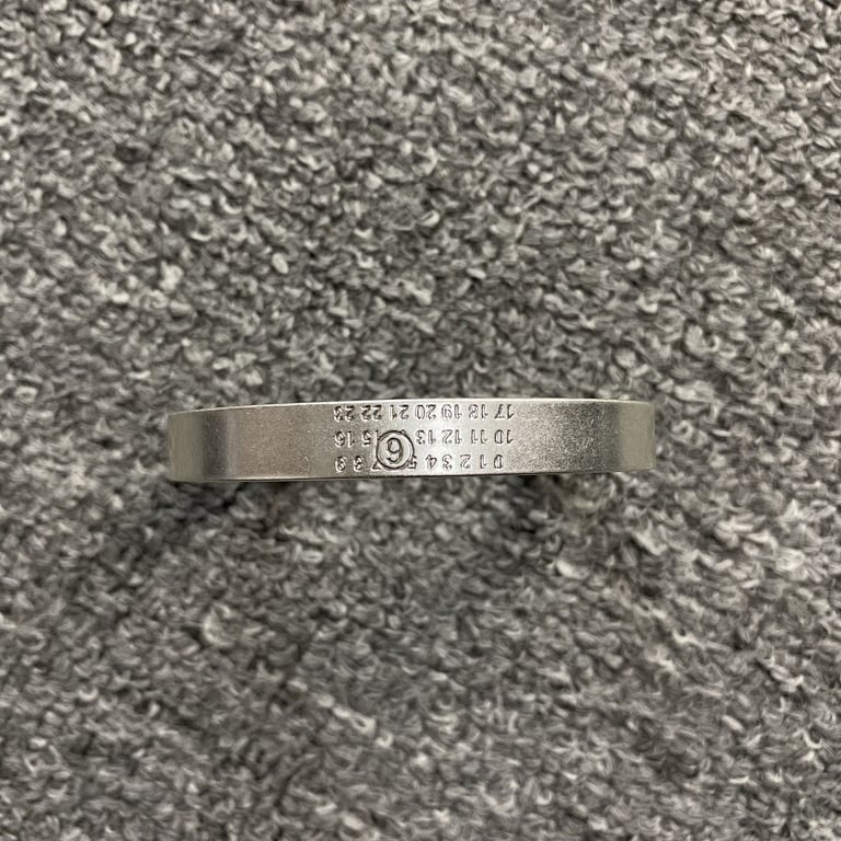 MM6 Maison Margiela Numeric Logo Cuff Bracelet - 3