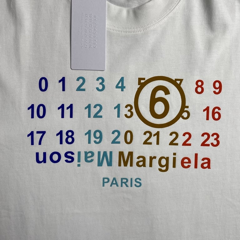 MM6 Maison Margiela Numeric Logo Long Sleeve T-shirt - 8