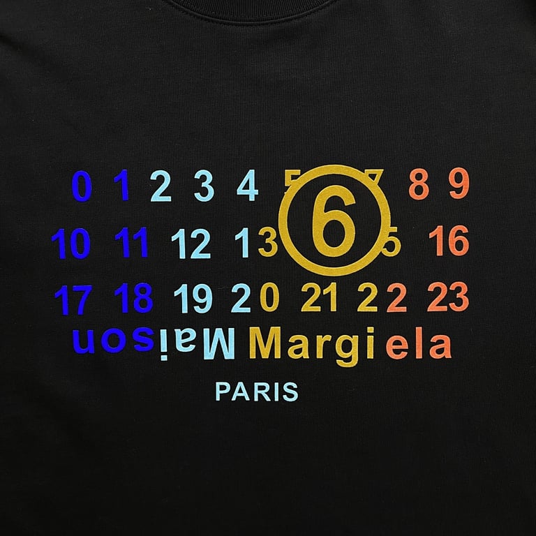 MM6 Maison Margiela Numeric Logo T-shirt - 5