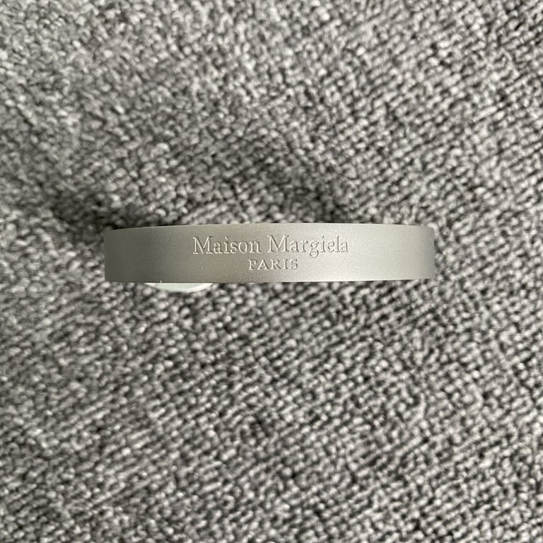 MM6 Maison Margiela Engraved Cuff Bracelet - 2