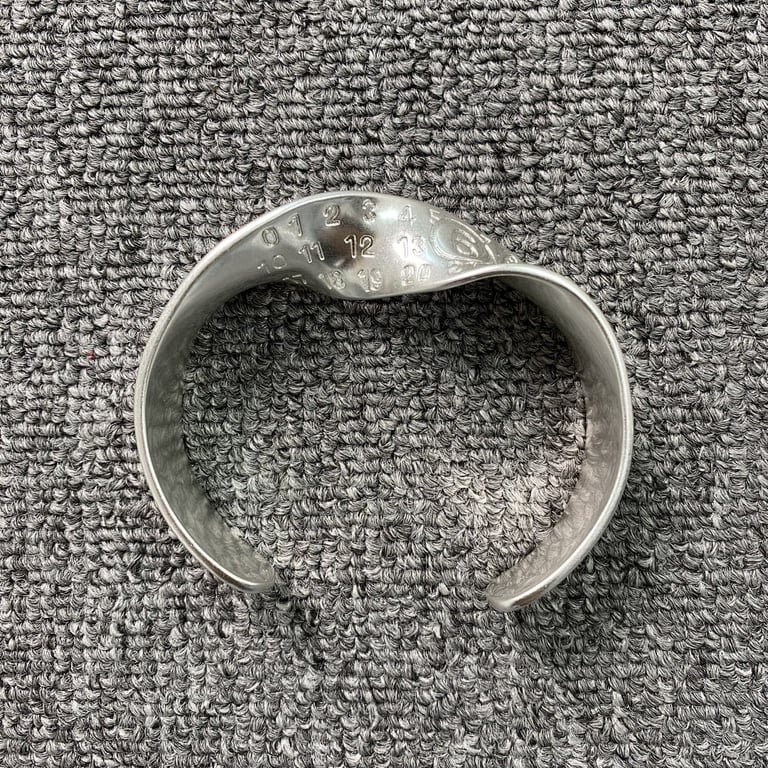 MM6 Maison Margiela Twisted Numeric Logo Bracelet - 2