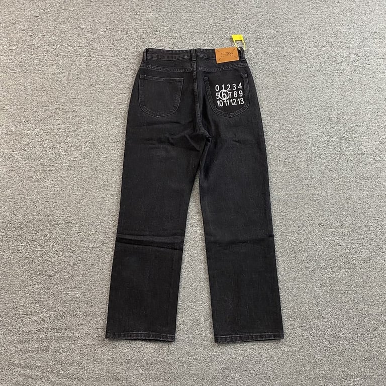 Maison Margiela MM6 Numeric Logo Jeans - 7