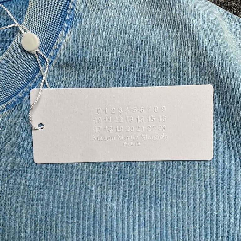 MM6 Maison Margiela Washed Numeric Logo T-shirt - 6