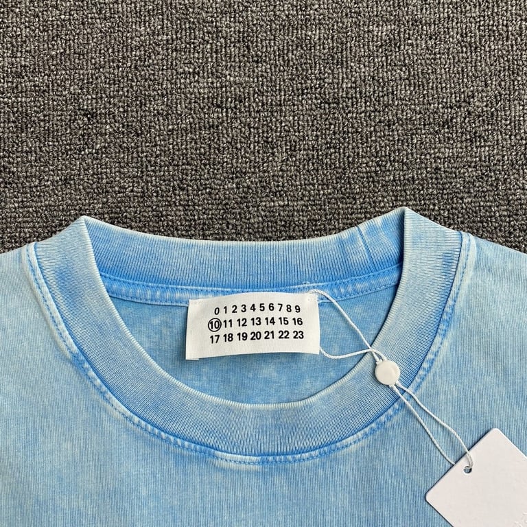 MM6 Maison Margiela Washed Numeric Logo T-shirt - 7