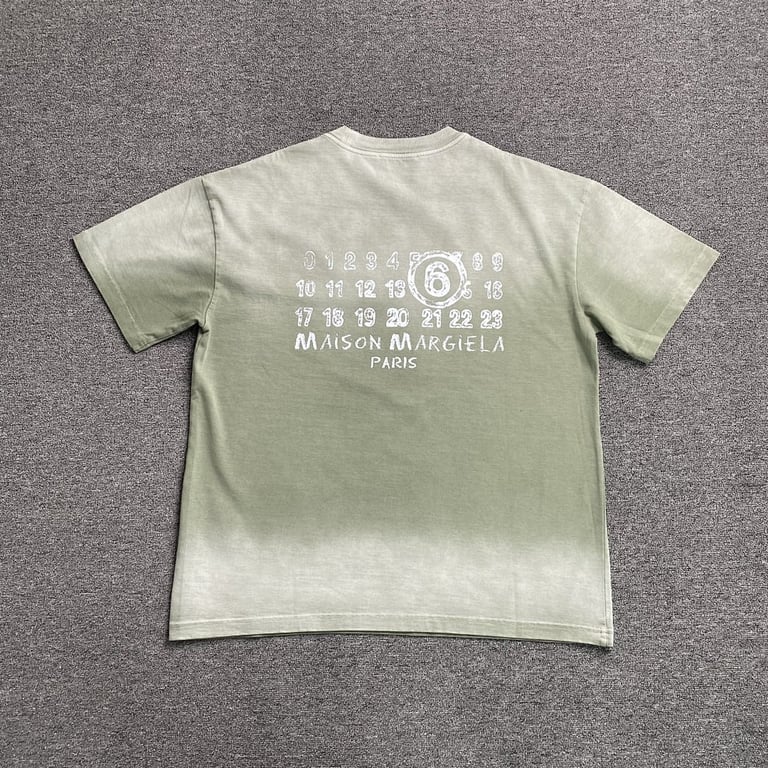 MM6 Maison Margiela Faded Numeric Logo T-shirt - 16