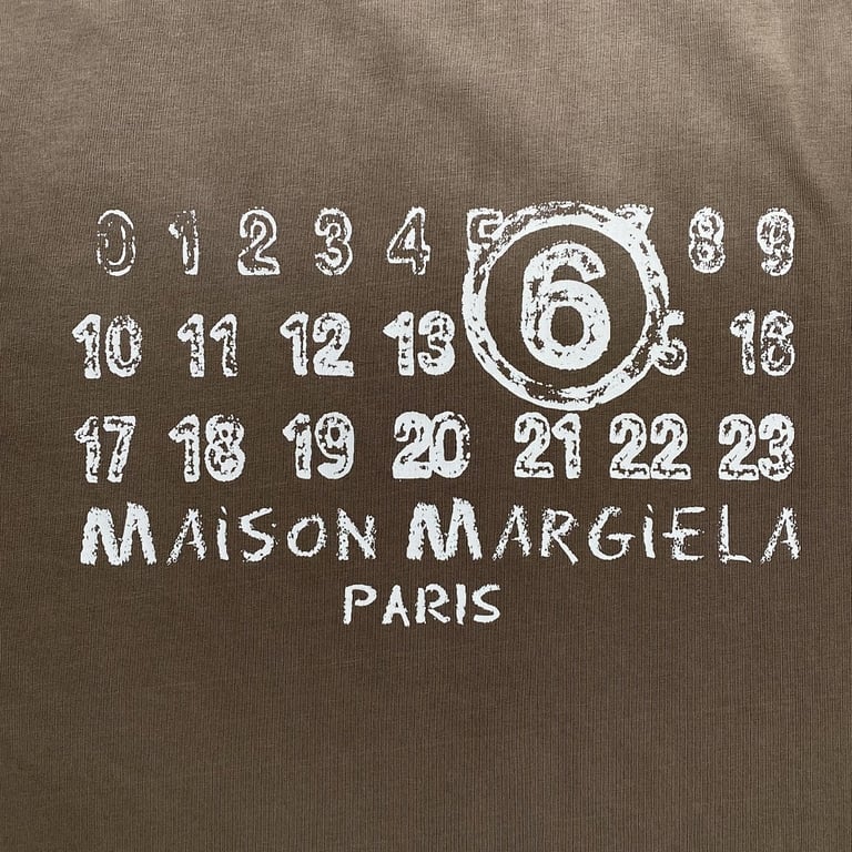 MM6 Maison Margiela Faded Numeric Logo T-shirt - 18