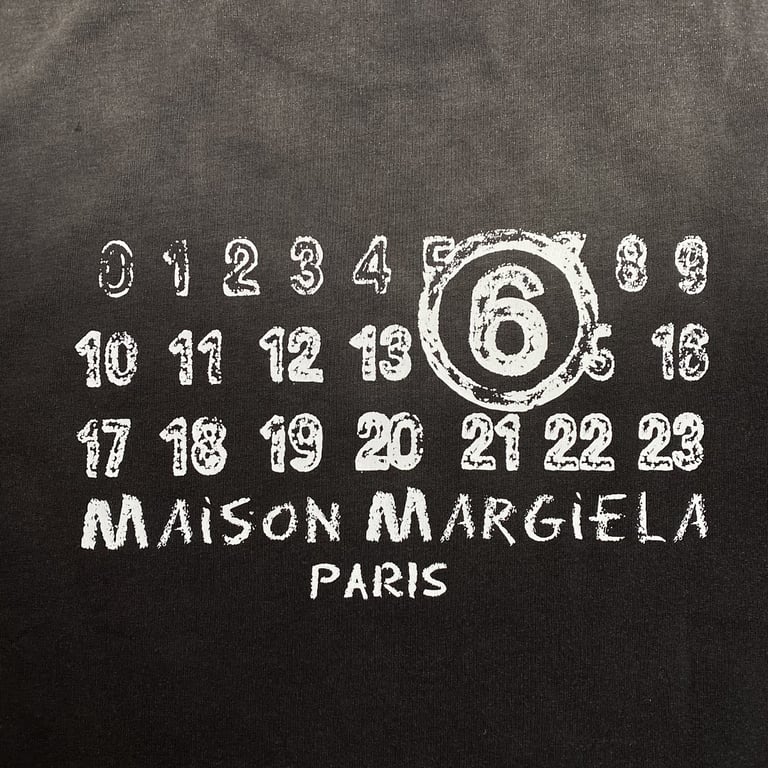 MM6 Maison Margiela Faded Numeric Logo T-shirt - 7
