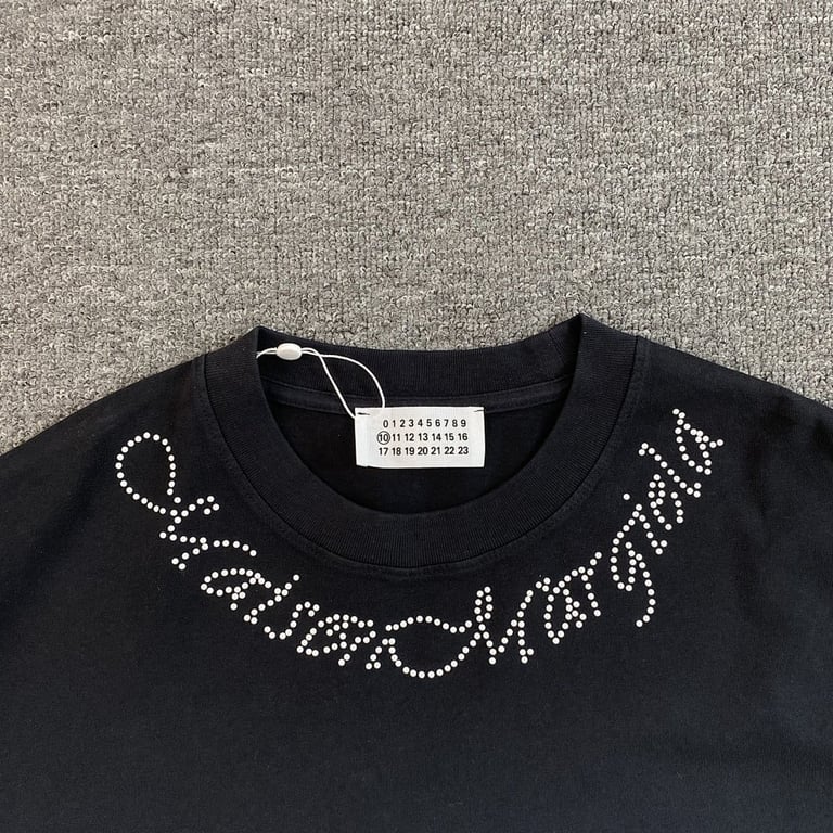 MM6 Maison Margiela Gradient Studded Logo Tee - 7