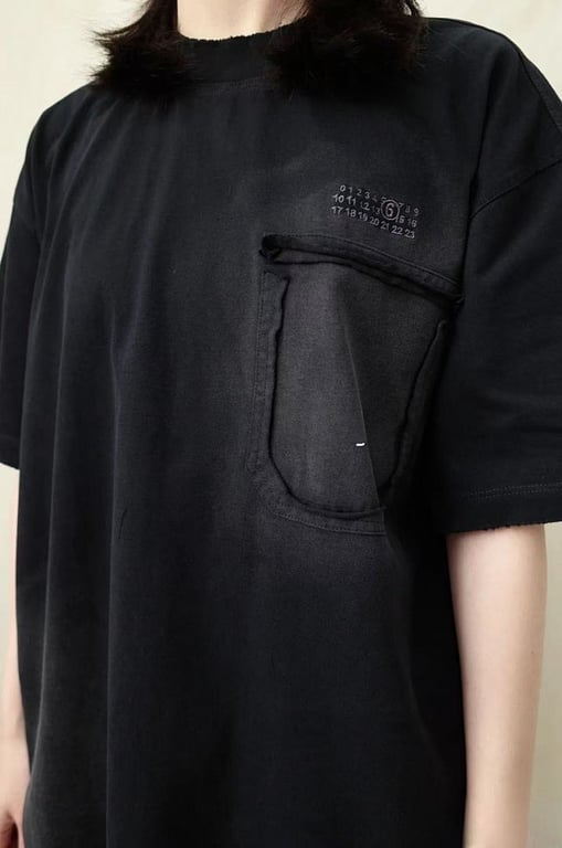 Maison Margiela MM6 Washed Pocket T-shirt - 3