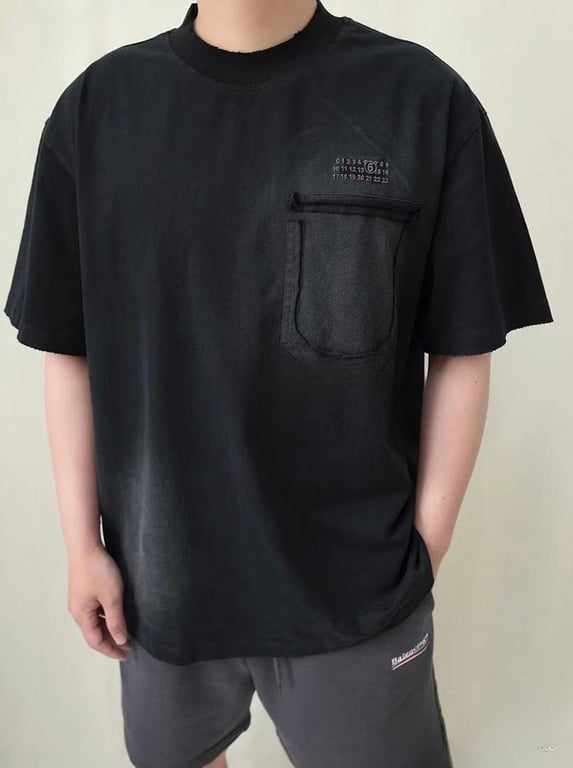 Maison Margiela MM6 Washed Pocket T-shirt - 5