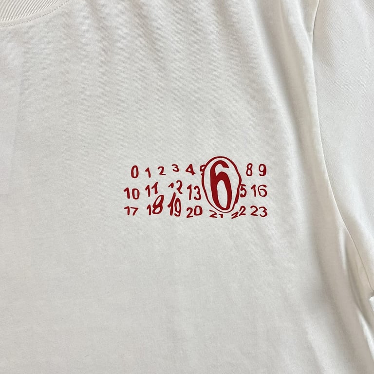 Maison Margiela MM6 Numeric Logo T-shirt - 10