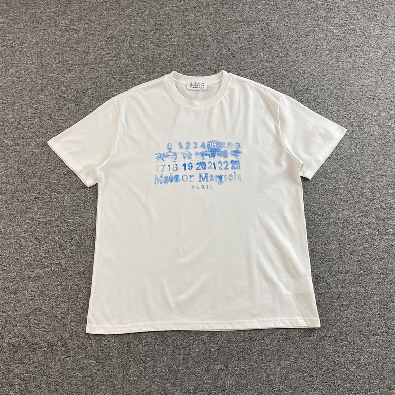 Maison Margiela Distressed Numeric Logo T-shirt - 13