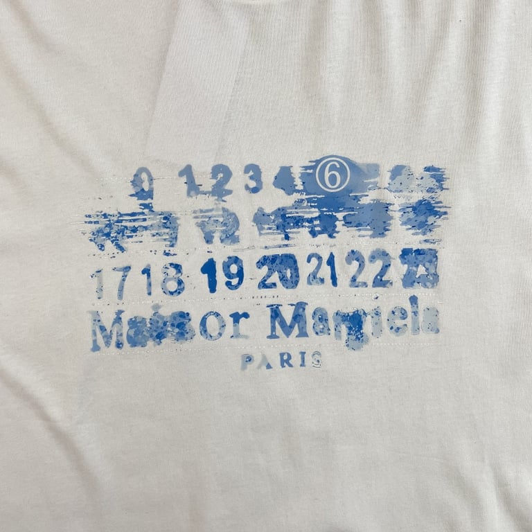 Maison Margiela Distressed Numeric Logo T-shirt - 17