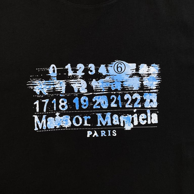 Maison Margiela Distressed Numeric Logo T-shirt - 10