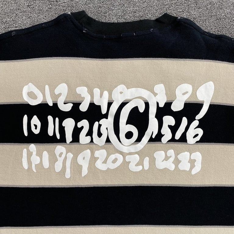 MM6 Maison Margiela Striped T-shirt - 4