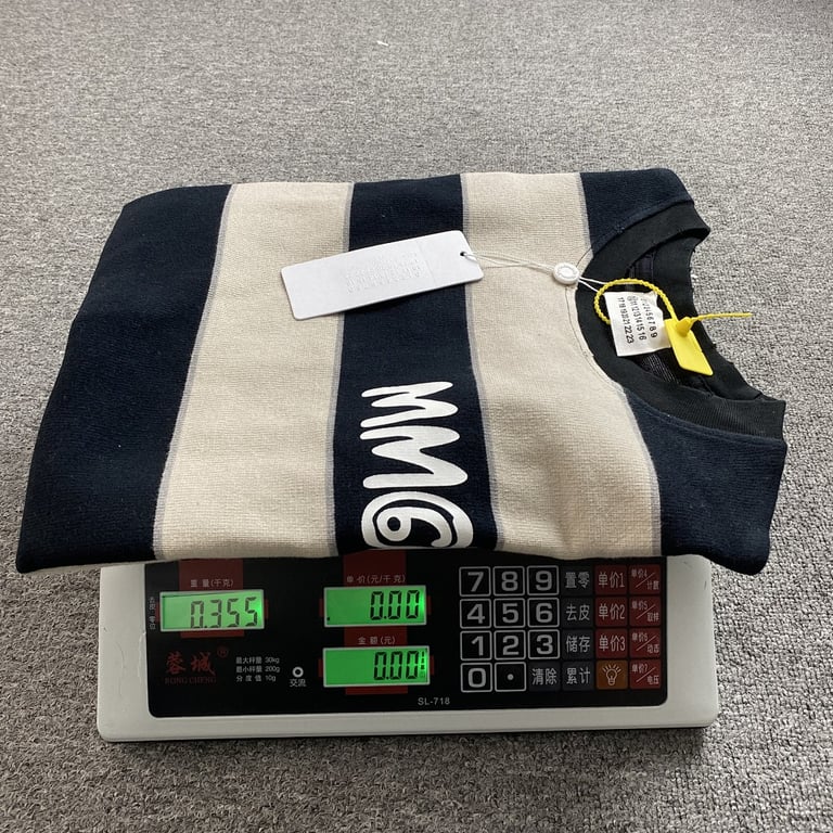 MM6 Maison Margiela Striped Graphic T-shirt - 10