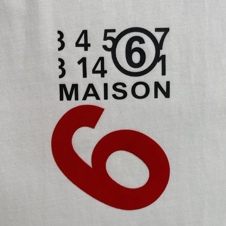 MM6 Maison Margiela Numeric Logo T-shirt - 5