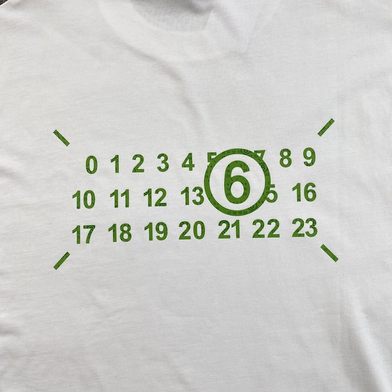 MM6 Maison Margiela Numeric Logo T-shirt - 14