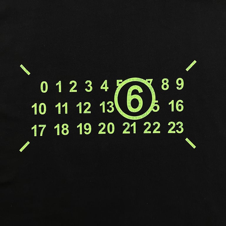 MM6 Maison Margiela Numeric Logo T-shirt - 6