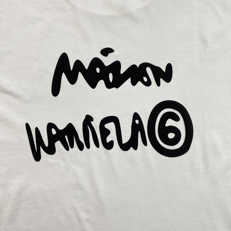 MM6 Maison Margiela Hand-Drawn Logo T-shirt - 14