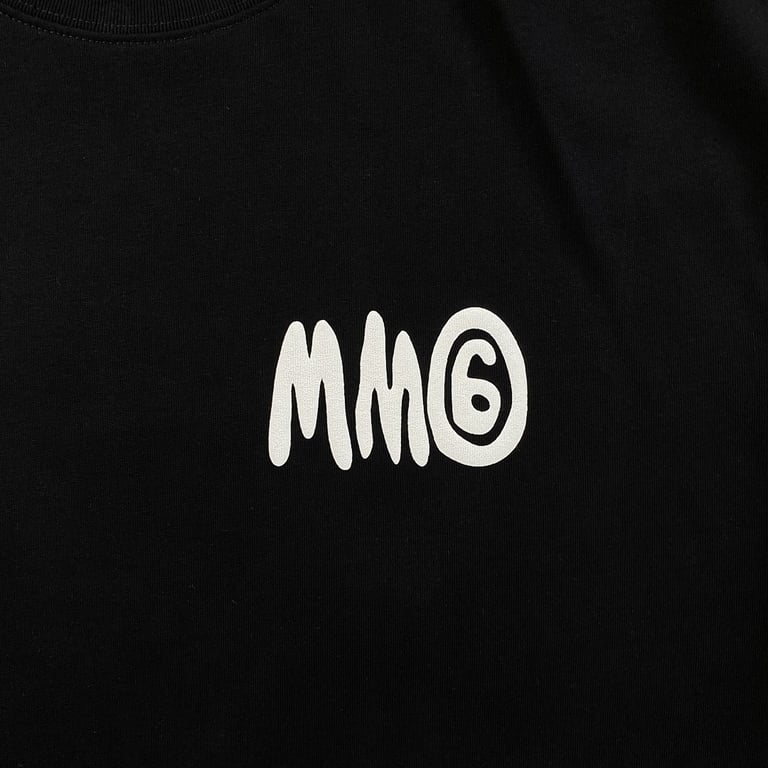 MM6 Maison Margiela Hand-Drawn Logo T-shirt - 5