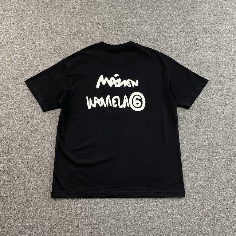 MM6 Maison Margiela Hand-Drawn Logo T-shirt - 7