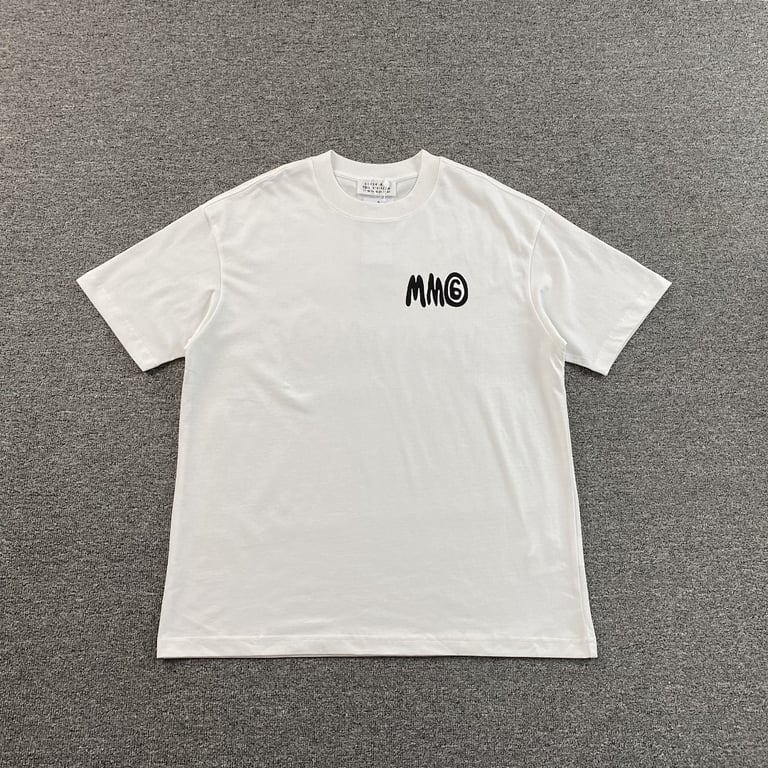 MM6 Maison Margiela Hand-Drawn Logo T-shirt - 8